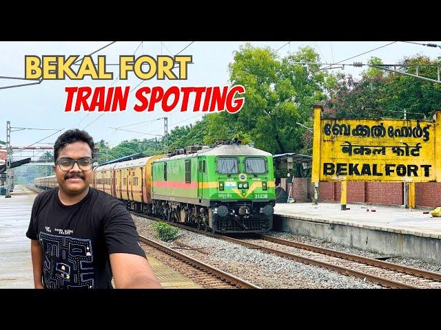 Bekal Fort Trainspotting Vlog ! 21 Trains in 9 Hours | High Speed Trainspotting in Kerala 