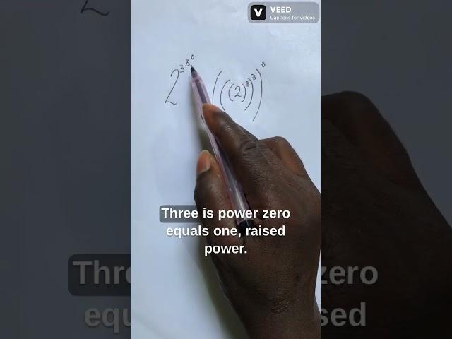 LEARN TO SOLVE SIMPLE EXPONENTIAL #shorts