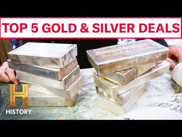 Pawn Stars: TOP 5 RARE GOLD & SILVER DEALS