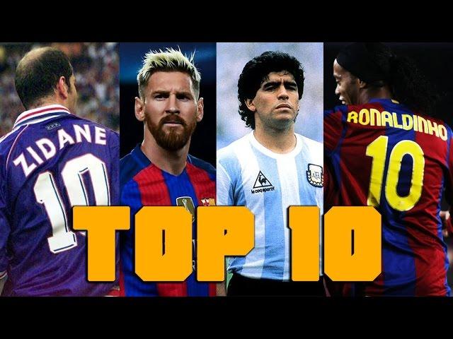 TOP 10 No.10 Jersey Players in FOOTBALLING History!! - Who's the Best??