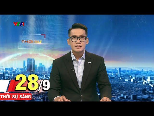 Bản tin 9h ngày 28/9 - Trực tiếp thời sự hôm nay | VTV1