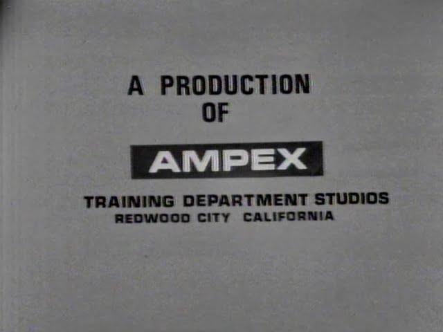 Ampex 1969 Training Video.