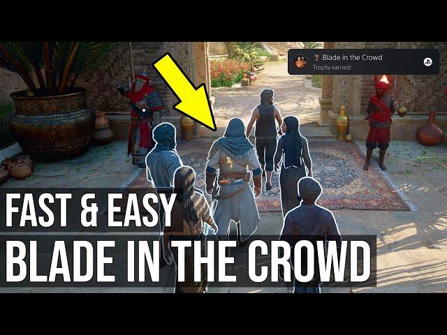 Blade In The Crowd Trophy / Achievement - Assassin's Creed Mirage