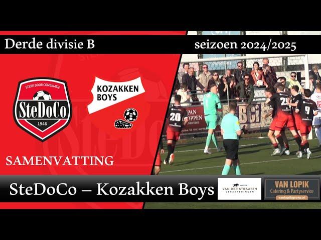 Samenvatting SteDoCo - Kozakken Boys (08/03/25)