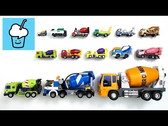 Concrete Mixer for children kids and more with tomica トミカ lego transformer VooV ブーブ 変身 robocar