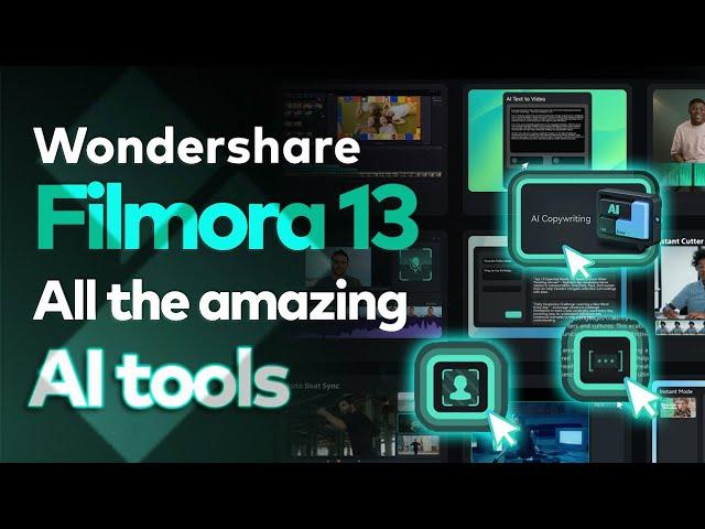 Filmora - AI Video Editor and AI Tools tutorial in 8 mins [ 2024 ]