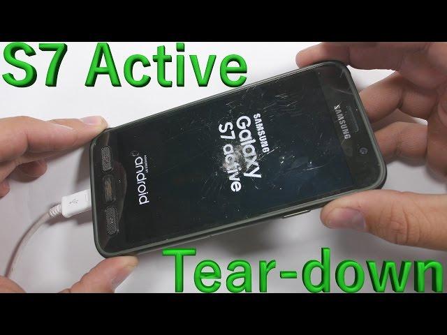 Galaxy S7 Active Teardown - Screen Replacement - Battery Fix - Charging Port Repair