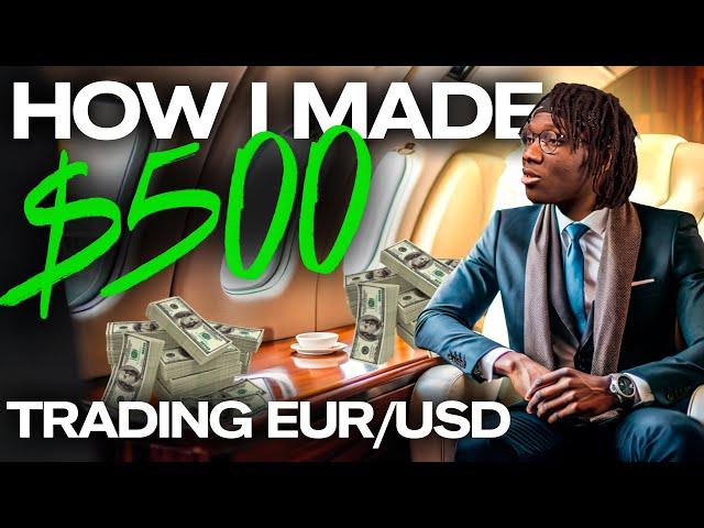 How I Made $500 Day trading EUR/USD | Pocket Option Trading Strategy