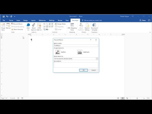 Quick Tip: Microsoft Word: Record a Macro