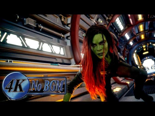 Gamora Saves Rocket from Adam Warlock Fight Scene [No BGM] | Guardians of the Galaxy Vol. 3