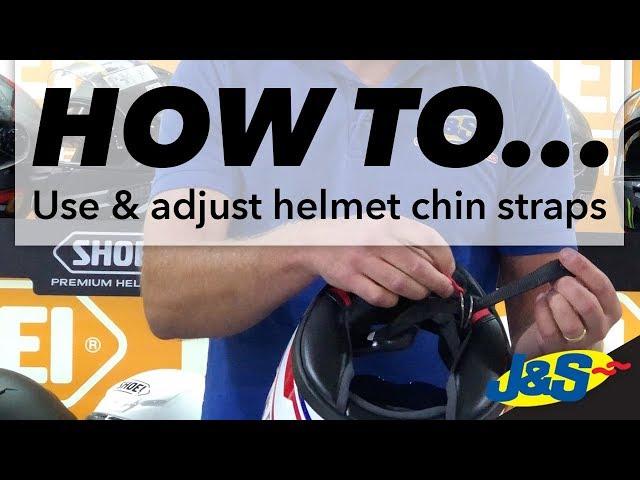 How to use & adjust your helmet chin strap - J&S Accessories Ltd