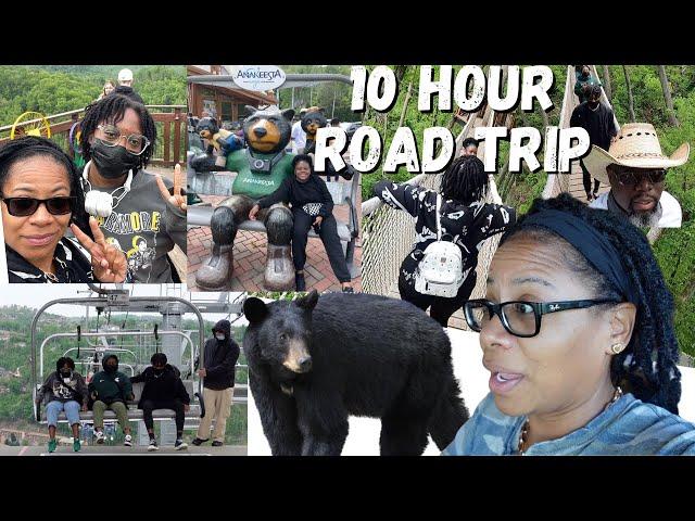 10 Hour Road Trip | Gatlinburg Tn | Bears Outside Our Cabin | Anakeesta | Javlogs