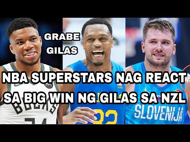 NBA SUPERSTARS NAG REACT SA BIG WIN NG GILAS SA NZL