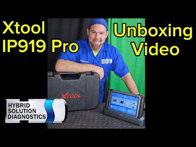 Unboxing the Xtool IP919 Pro Automotive Scantool