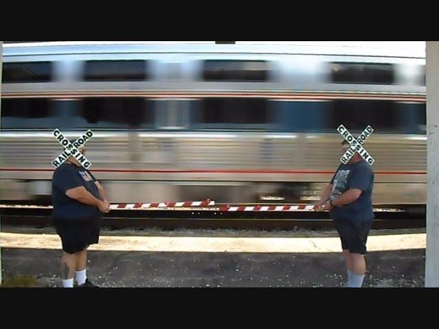 Amtrak Budget Cuts Hires Human Crossing Signals