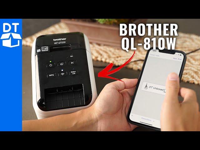 Brother QL-810W Label Printer Review & Demo