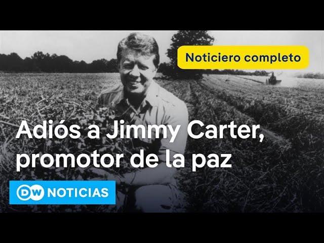  DW Noticias 30 diciembre: Muere a los 100 años el expresidente de EEUU Jimmy Carter [Noticiero]