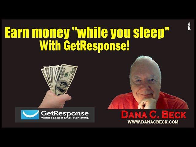 You can earn money consistenty with GetResponse 2019