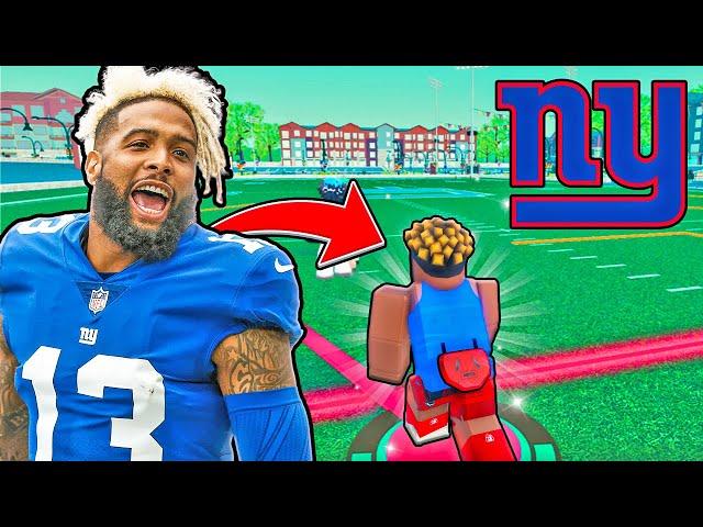 PRIME Odell Beckham JR Pulls up to the PARK In Ultimate Football!