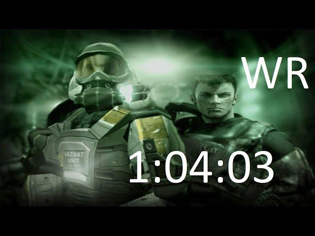 Area 51 (2005 game) Speedrun Any% (restricted, no FPS toggle allowed) in 1:04:03 [World Record]