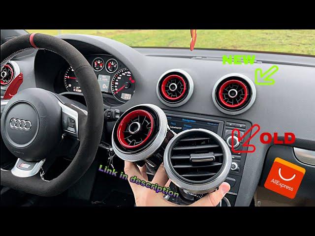 Install Buse d’Air Clim Ventilation Audi a3 8P Audi Sportback ( AliExpress )