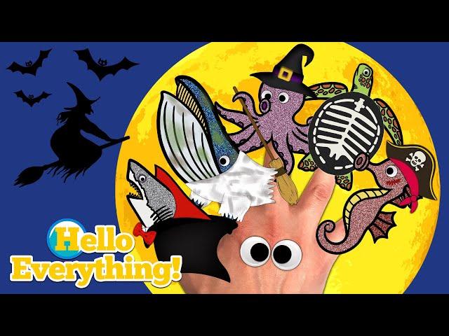 Halloween Sea Animals Finger Family | Kids Songs and Nursery Rhymes