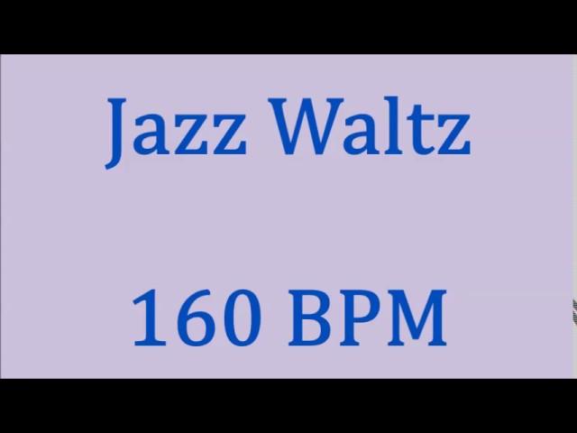 Drum Loop for Practice Jazz Waltz 160 bpm