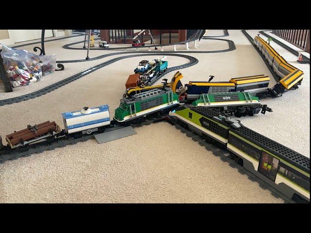 LEGO Train Crash Compilation