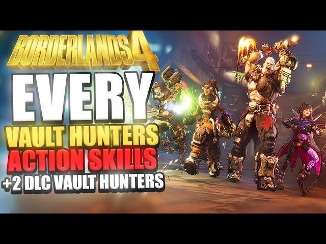 All The New Vault Hunters Action Skills + 2 BONUS Vault Hunters?! (Borderlands 4)