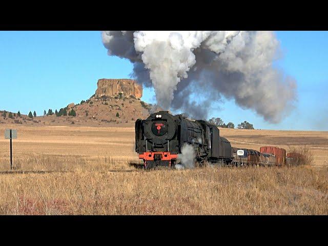 Steam in South Africa - Pt 2 - Bloemfontein to Marseilles & Vailima with Class 25NC &15F locomotives