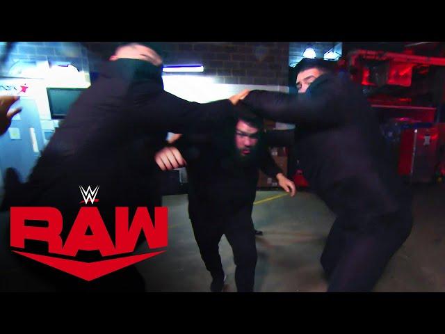 Kevin Owens is brutalized backstage by Rollins, Murphy & AOP: Raw, March 9, 2020