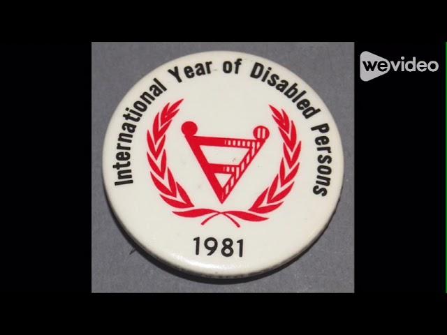 President Ronald Reagan proclaimed the International Year of Disabled Persons