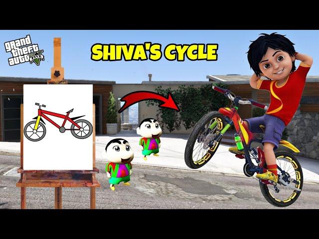 GTA 5 : FRANKLIN DRAWING SHIVA'S CYCLE WITH HELP OF MAGICAL PAINTING BOARD