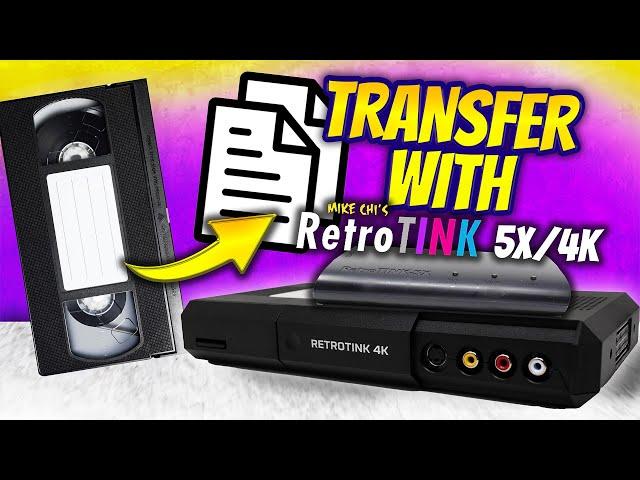 Digitize Analog Video with RetroTINK 4K & 5x