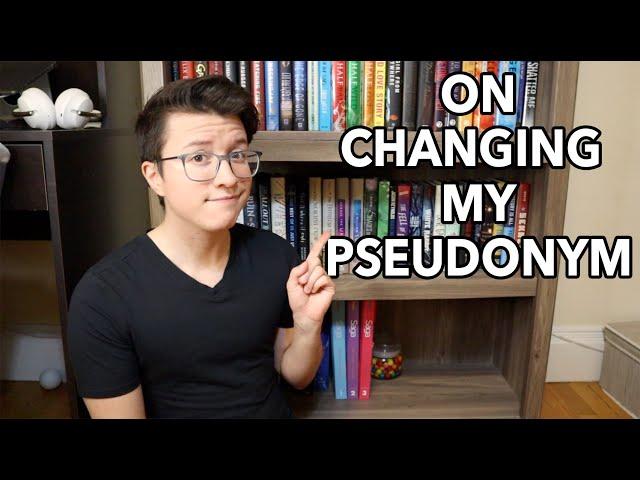 On Changing My Pseudonym