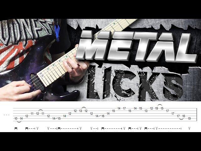 20 Metal Guitar Licks + TABs