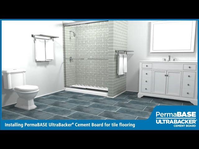 Flooring Installation with PermaBASE UltraBacker Cement Board