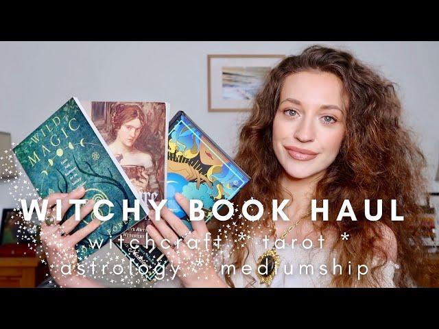 WITCHCRAFT HAUL | WITCHY BOOKS + TAROT, ASTROLOGY, MEDIUMSHIP, HERB FOLKLORE | EMILY'S TAROT MAGICK