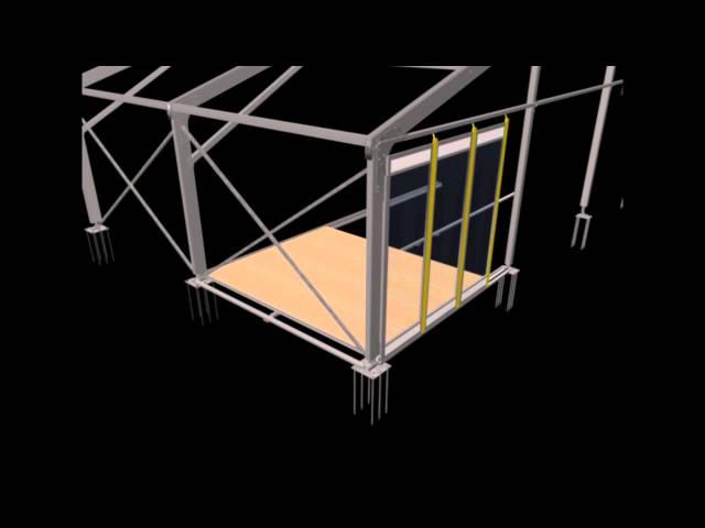 maxiflex cassette wall and flooring installation simulation