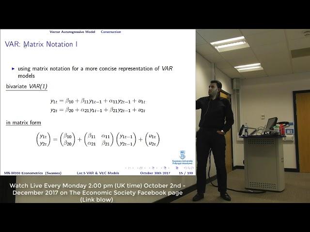 Lecture 5: VAR and VEC Models