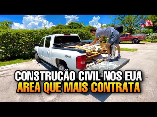 CONSTRUÇÃO CIVIL NOS EUA - ÁREA QUE MAIS CONTRATA IMIGRANTES