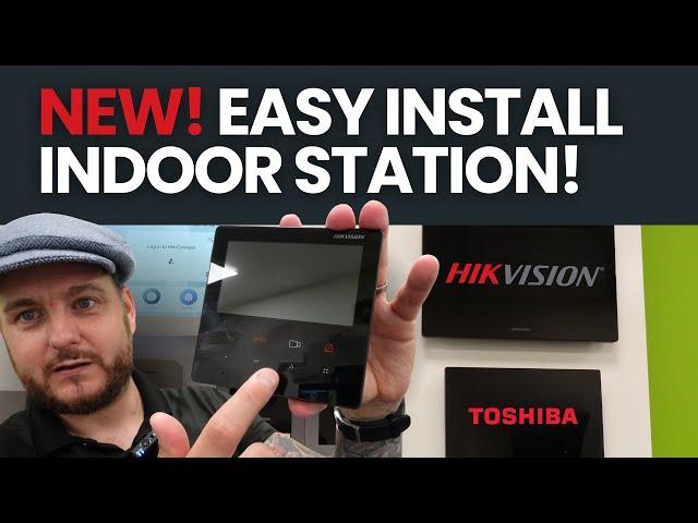 NEW HIKVISION DS-KH6110-WE1: Easy Install 4'' Indoor Station!