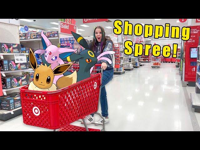 Surprised Her with a EEVEE ONLY Pokemon Shopping Spree!