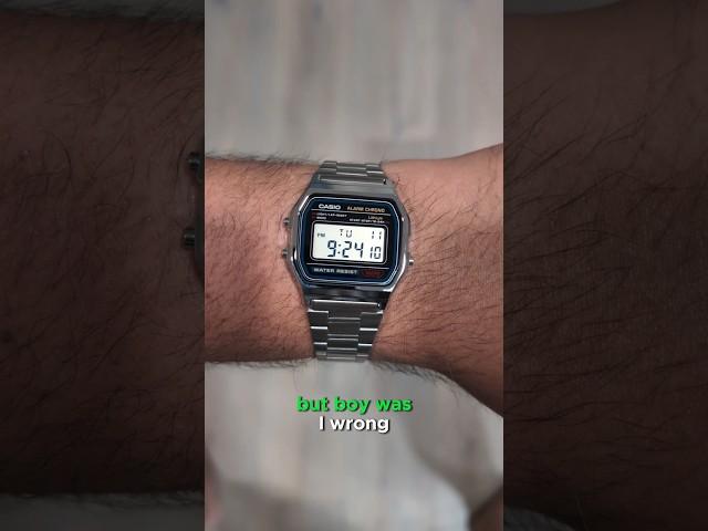 Casio A158 - I was wrong about this watch! #watch #watches #vintage