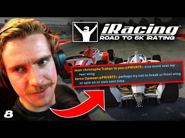 I MADE THIS GUY SO MAD - iRacing Road to 6k #8