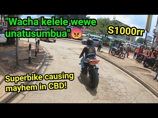 superbikes in Nairobi cbd - what could go wrong?