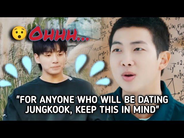 Why Namjoon said that Jungkook is a DANGEROUS MAN