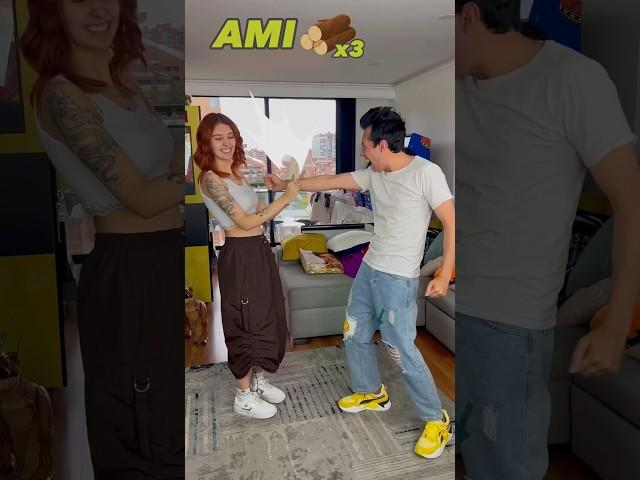 Quién es más fuerte? Amara VS Ami  #shorts