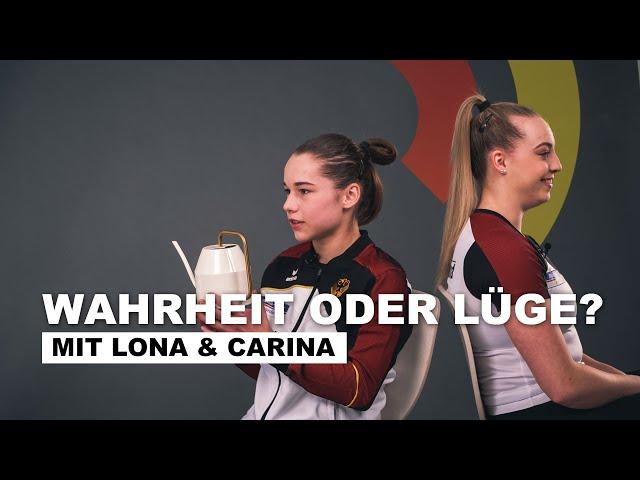 Wahrheit oder Lüge mit Lona & Carina | Turn-Team Deutschland