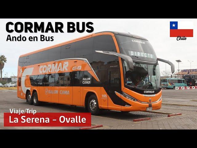 Trip CORMAR BUS 165 LA SERENA OVALLE by bus MARCOPOLO G8 Scania SZYR43 | ANDO EN BUS